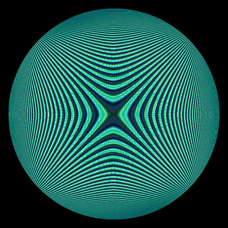 Circle with optical illusion