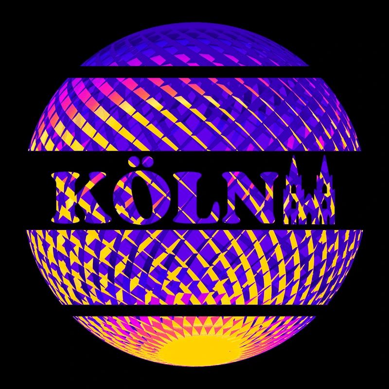 Köln Logo aus Diskokugel