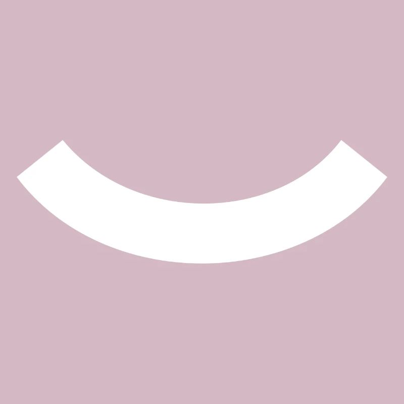 Banner bent down white