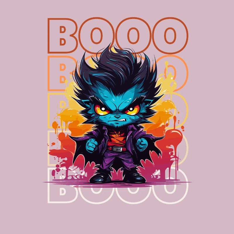 Chibi Fang & Booo! Cute Vampire Tee!