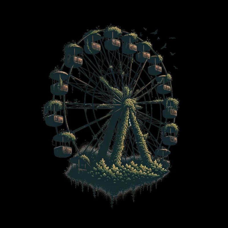 grande roue abandonnée
