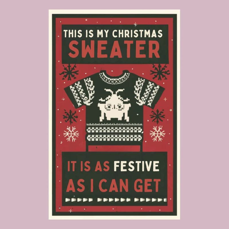 C’est mon pull de Noël.