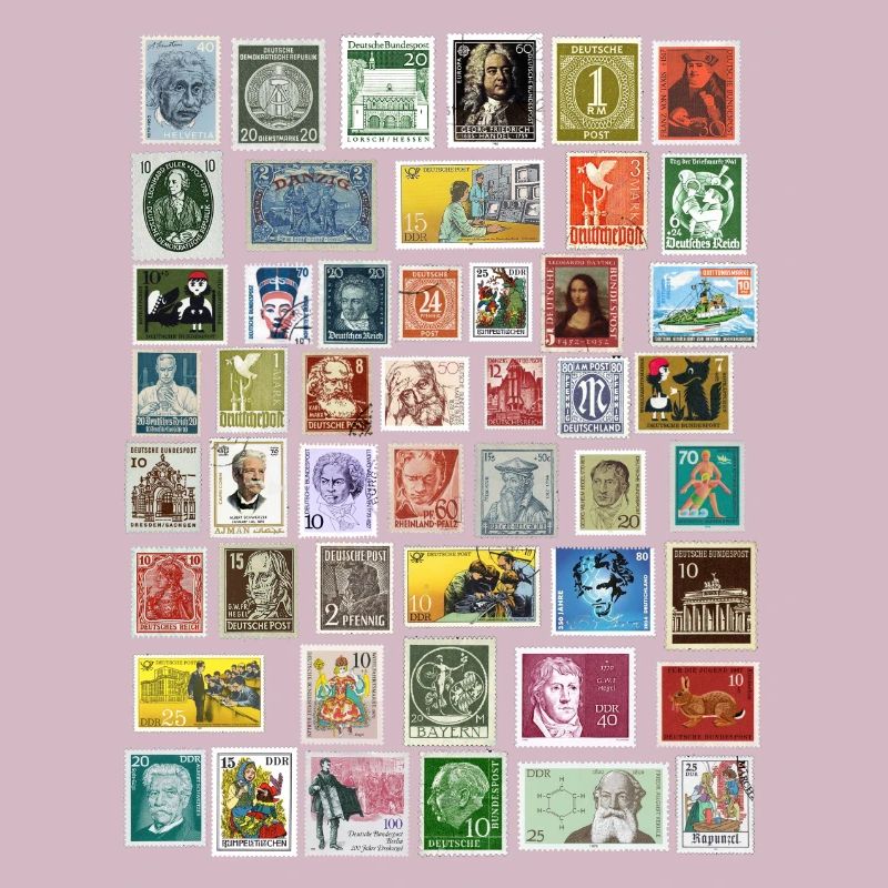 Conception de timbres-poste