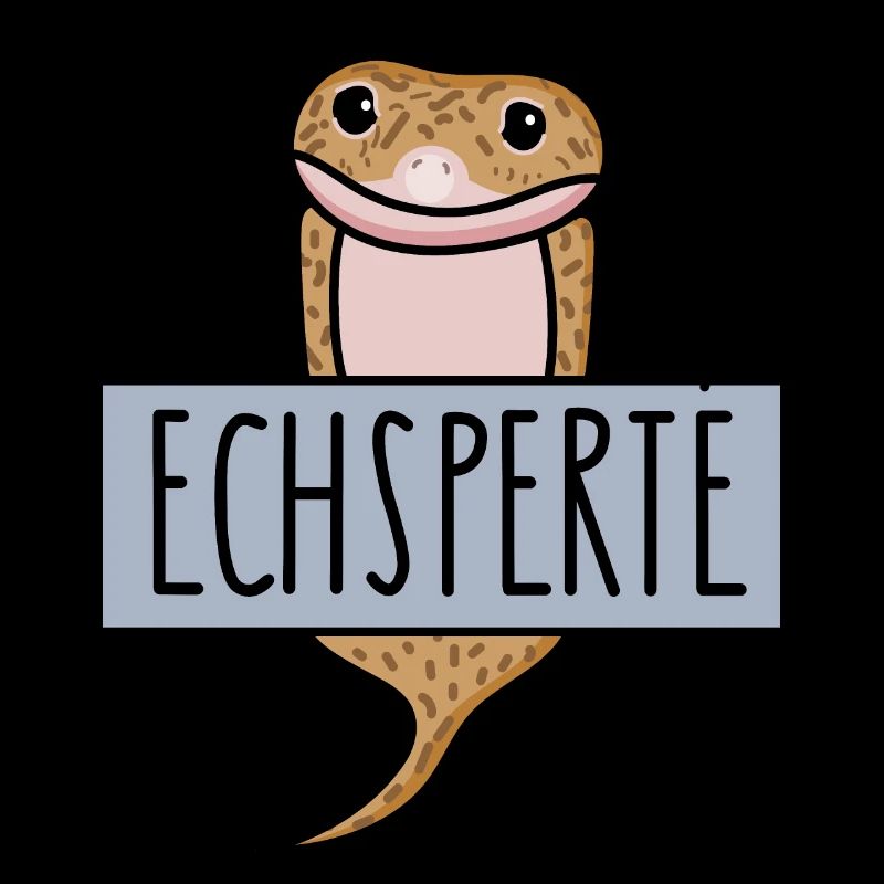 Lustige Echse als Experte