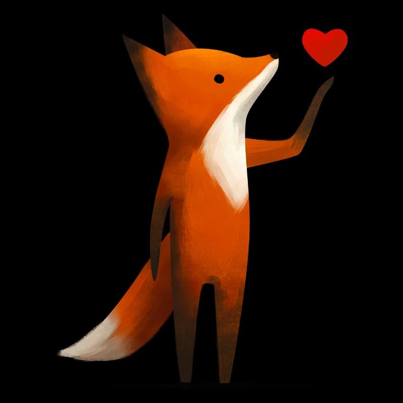 Fuchs mit Herz