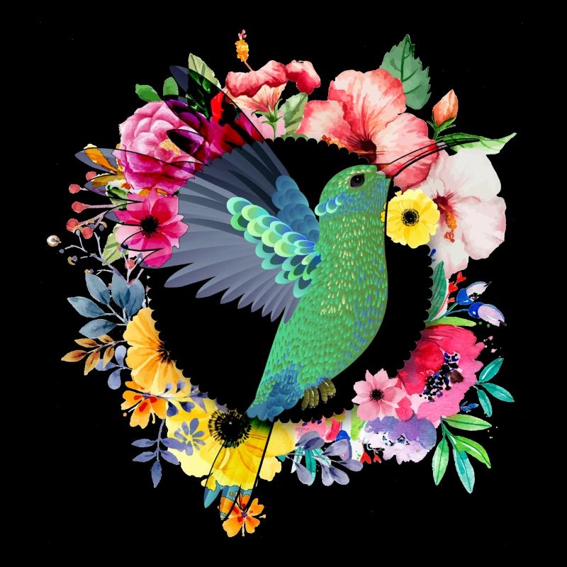 Colibri fleurs fleurs bouquet