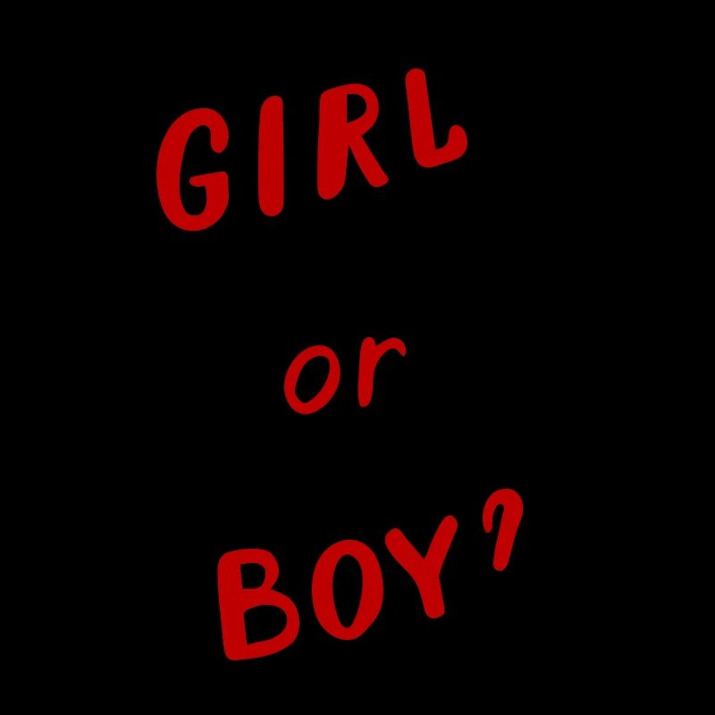 Boy or Girl Junge oder Mädchen Schwanger Pregnant