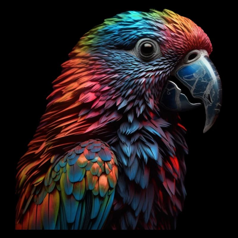 Le perroquet multicolore