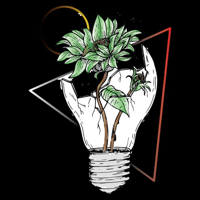 Light bulb vs nature