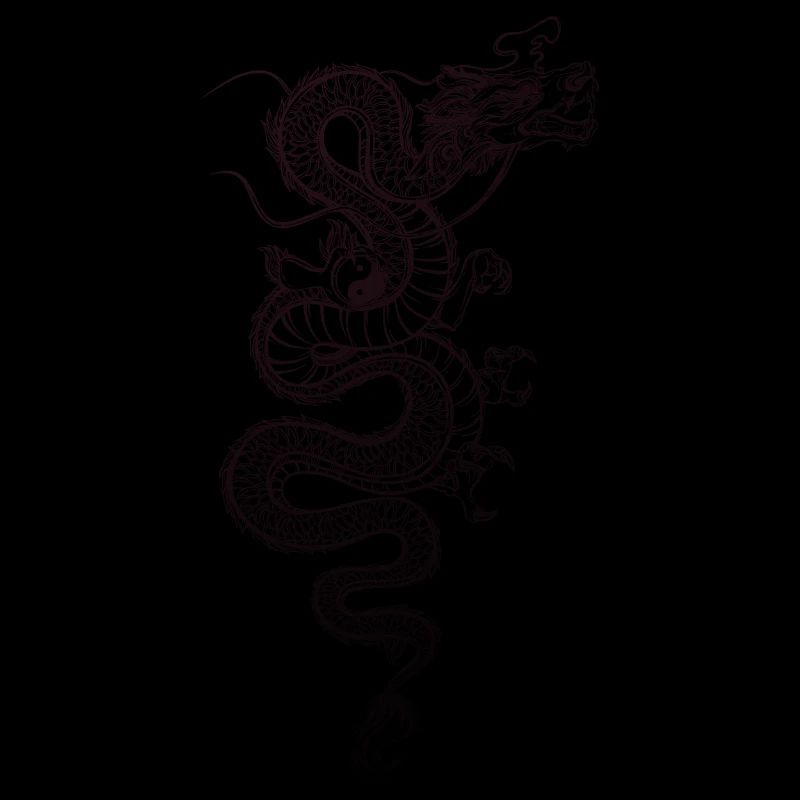 China chinesischer Drache Tattoo2