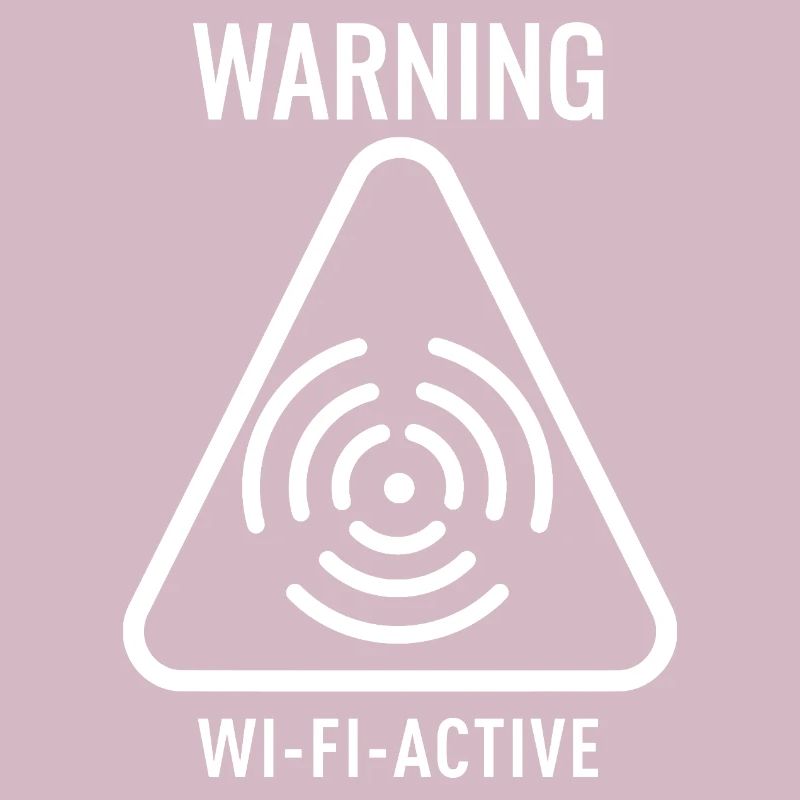 WiFi Active Warning Triangle