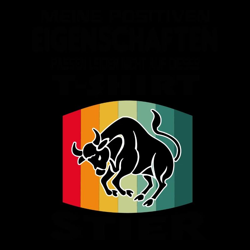 Geburtstag Sternzeichen Retro Stier