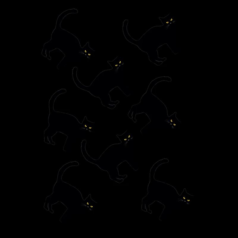 Black Pattern Cat