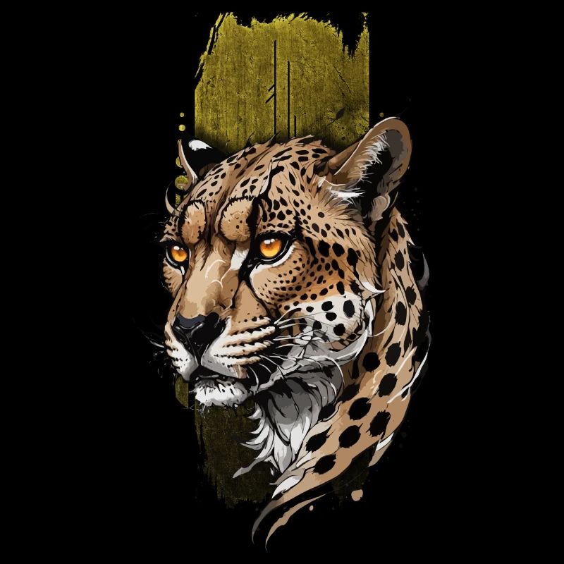 Majestad elegante: guepardo majestuoso