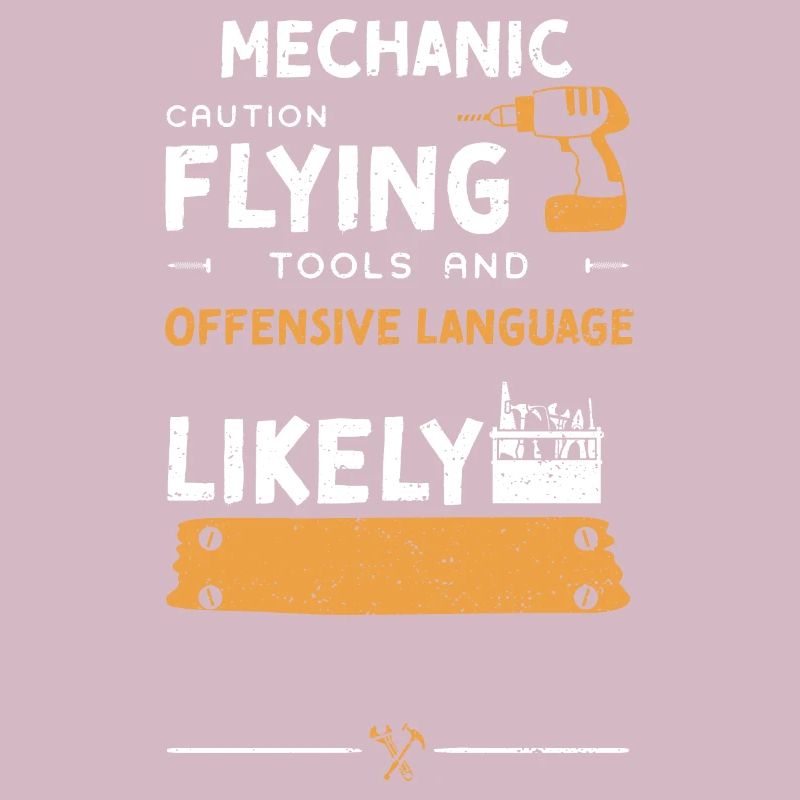 Mechanic Caution Flying Tools An...