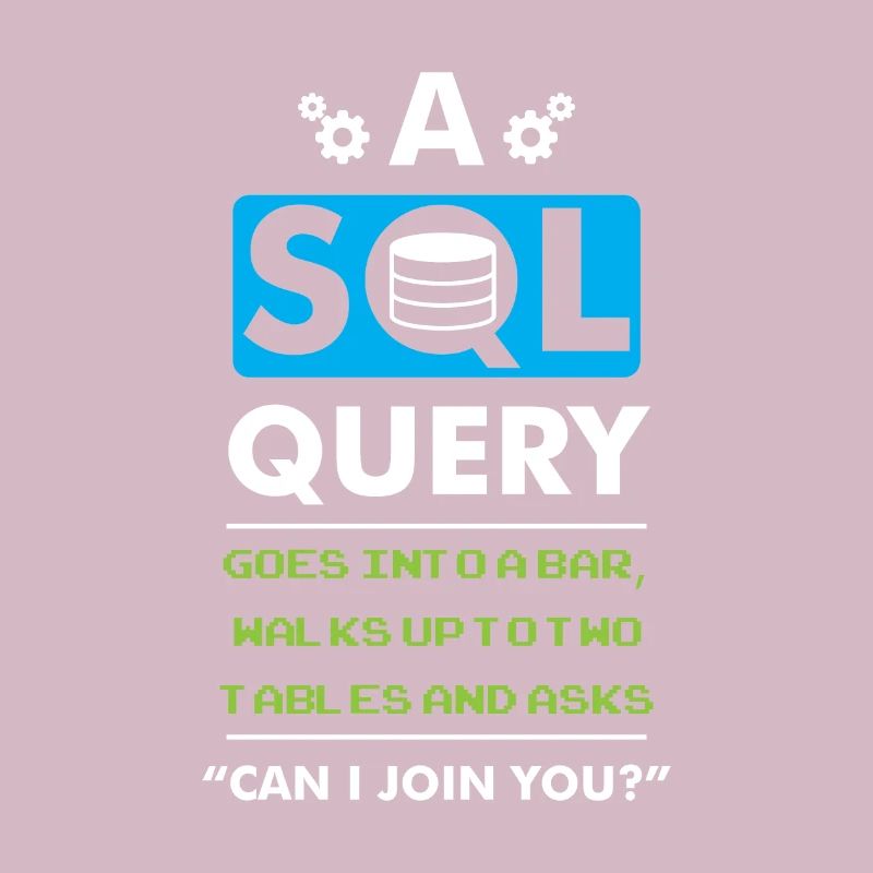 A SQL Query Goes Into A Bar Datenbank Entwickler