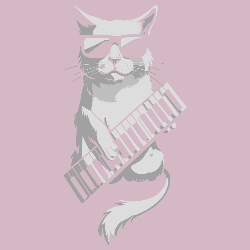 Cats Keytar Keyboard Gift