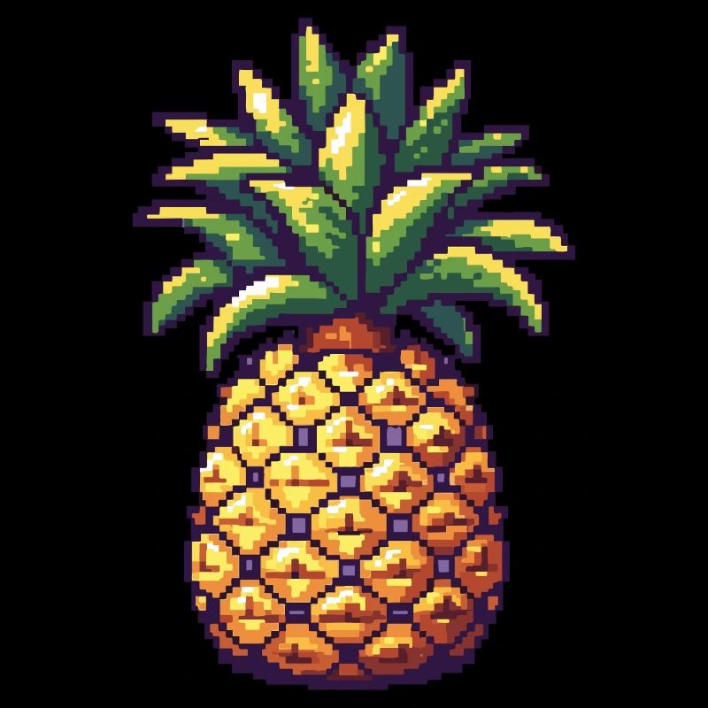 Icône pixel ananas