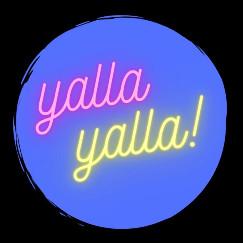 Yalla, Arabic tshirt