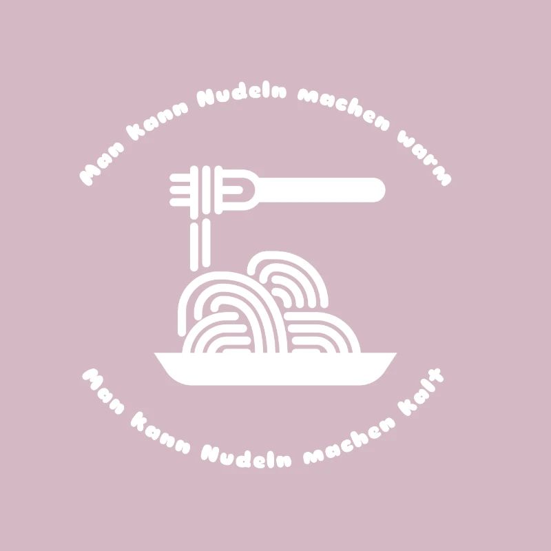 Mann kann Nudeln machen warm oder kalt