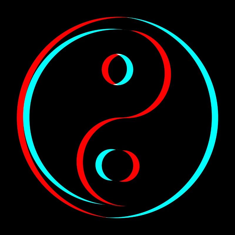 Yin Yang 3d Effect Filter tik tok peace