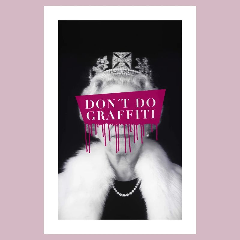 don’t do graffiti poster