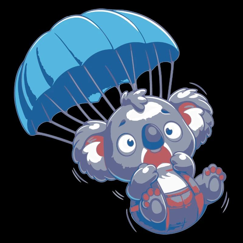 Verängstigter Koala