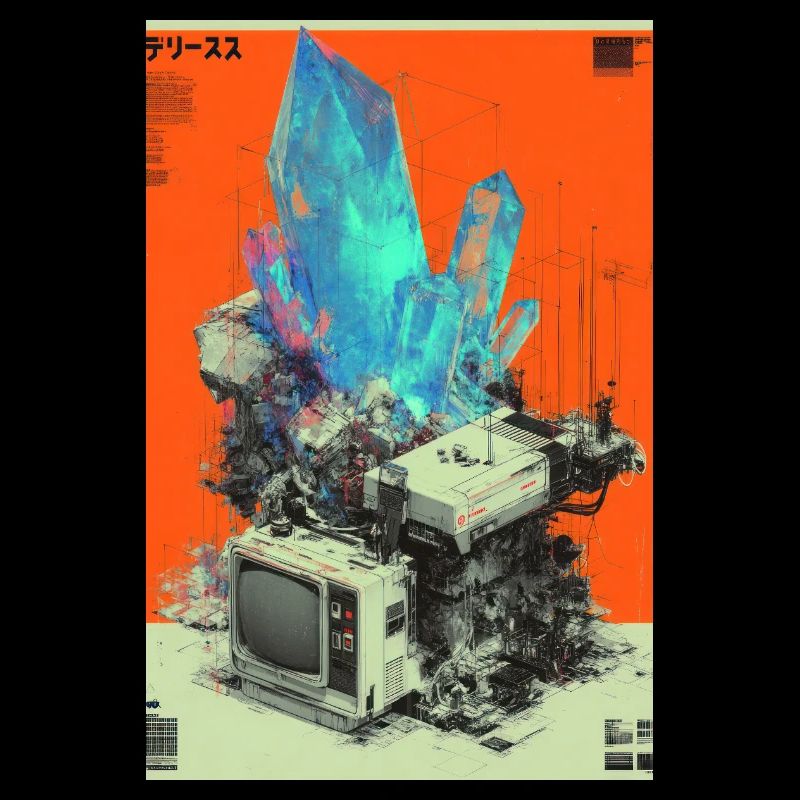 Retro-Tech-Kristallfusion