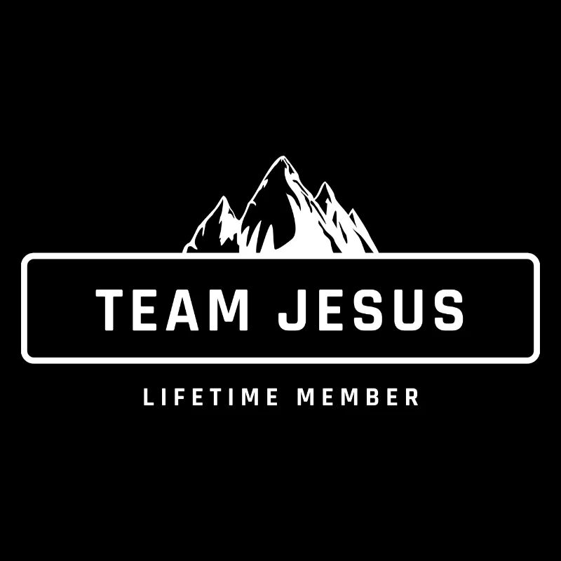 Team Jesus Lebenslanges Mitglied Christlich