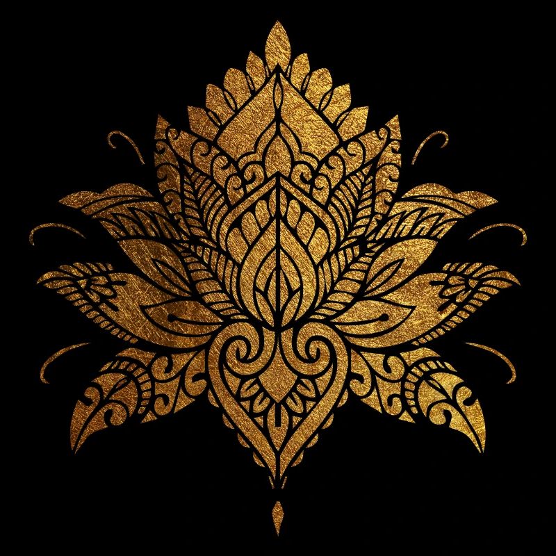 Beau mandala, hindouisme, bouddhisme, yoga