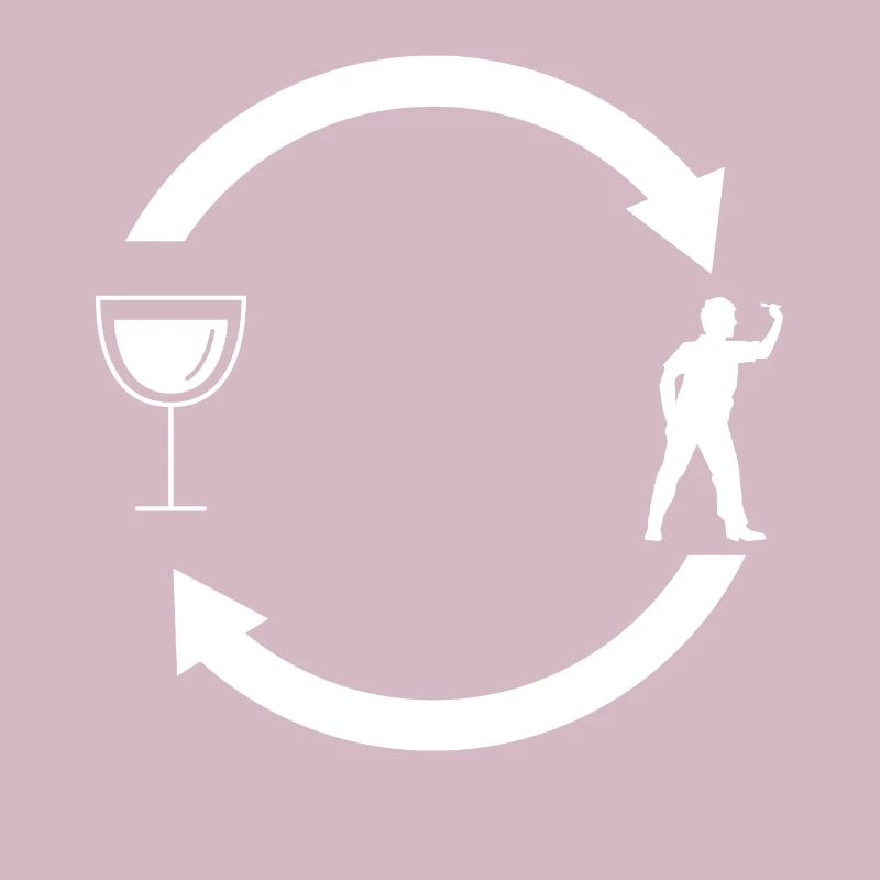Loading the arrows - Wine - Darts players -