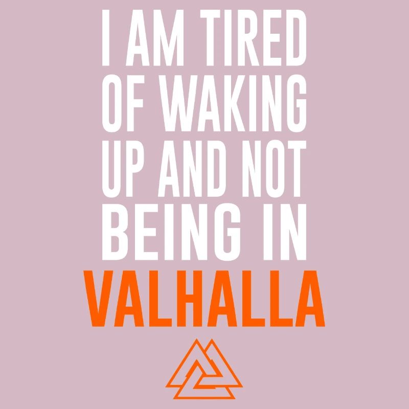 Wikinger lustiger Spruch Valhalla Valknut