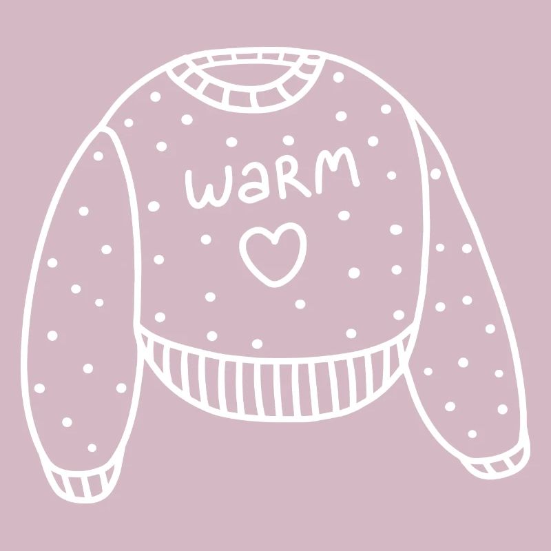 Gemütlicher warmer Wollpullover