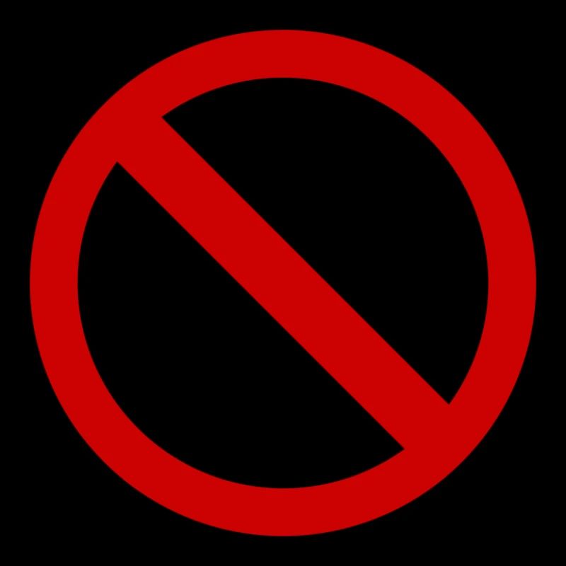 Prohibited signboard gift idea
