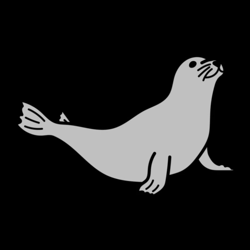 Conception de phoque marin