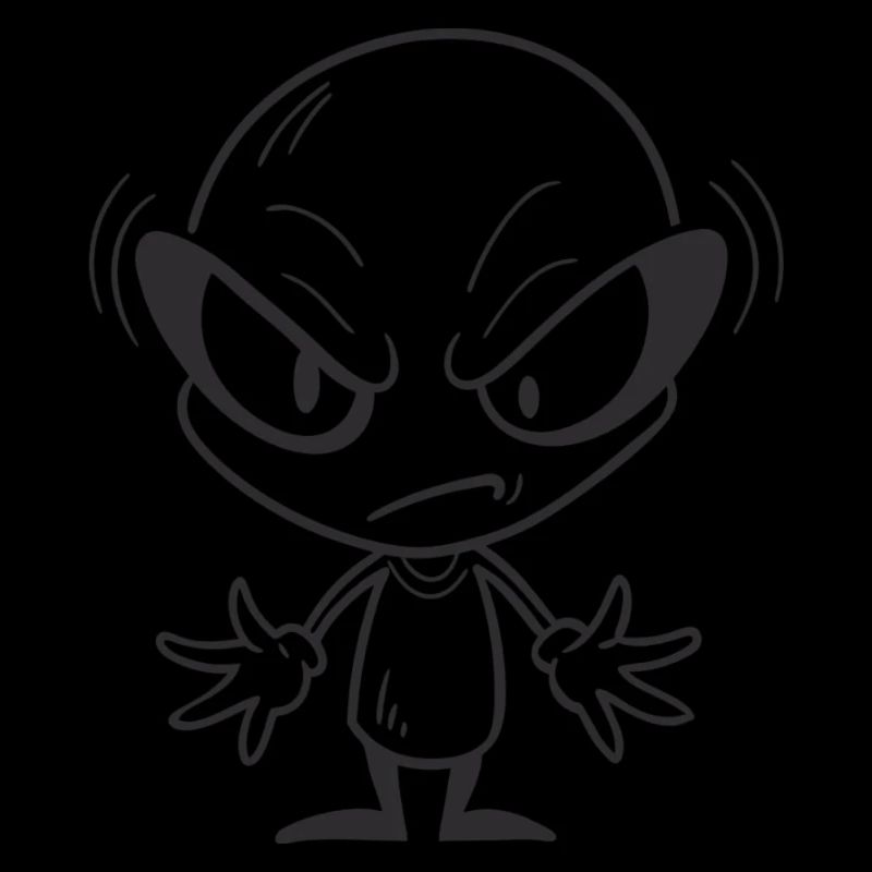 Grumpy Alien