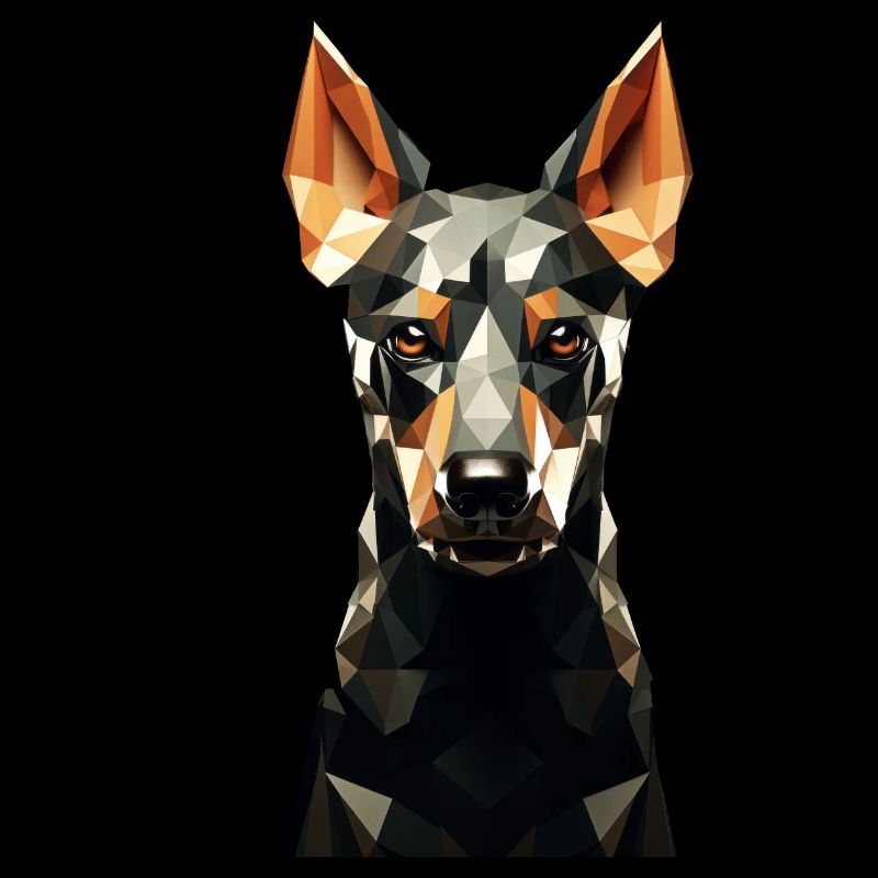 Geometric Dog Animation