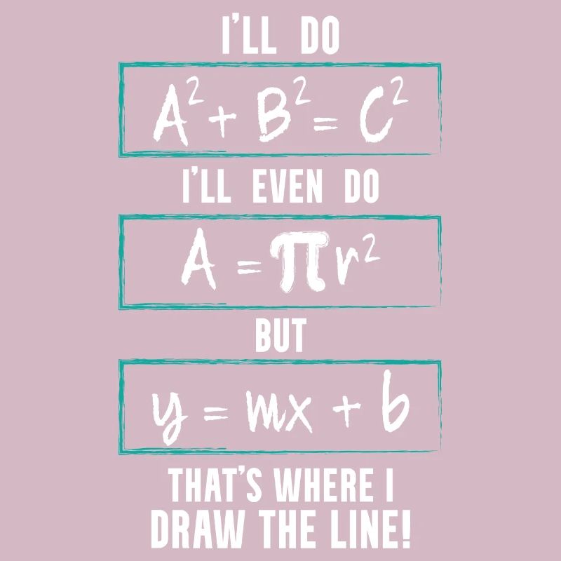 Funny Math Saying Equation Math Joke