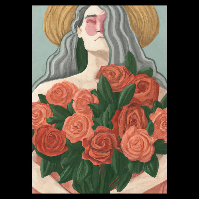 Frauen mit Blumen