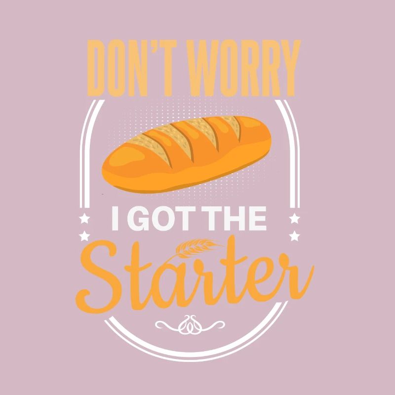 Cool bread baking baker saying motif