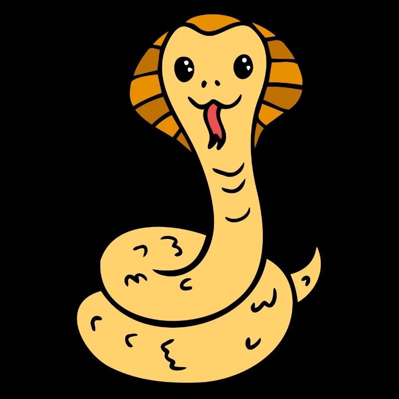 mignon serpent comique rieur