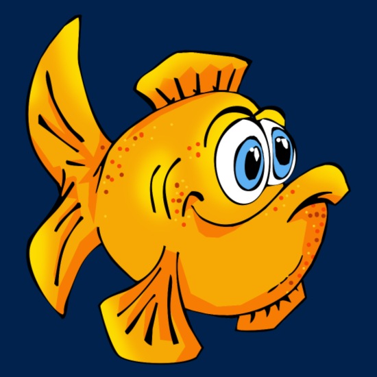Dibujos animados cómicos de peces dorados' Chaqueta con capucha premium  mujer | Spreadshirt