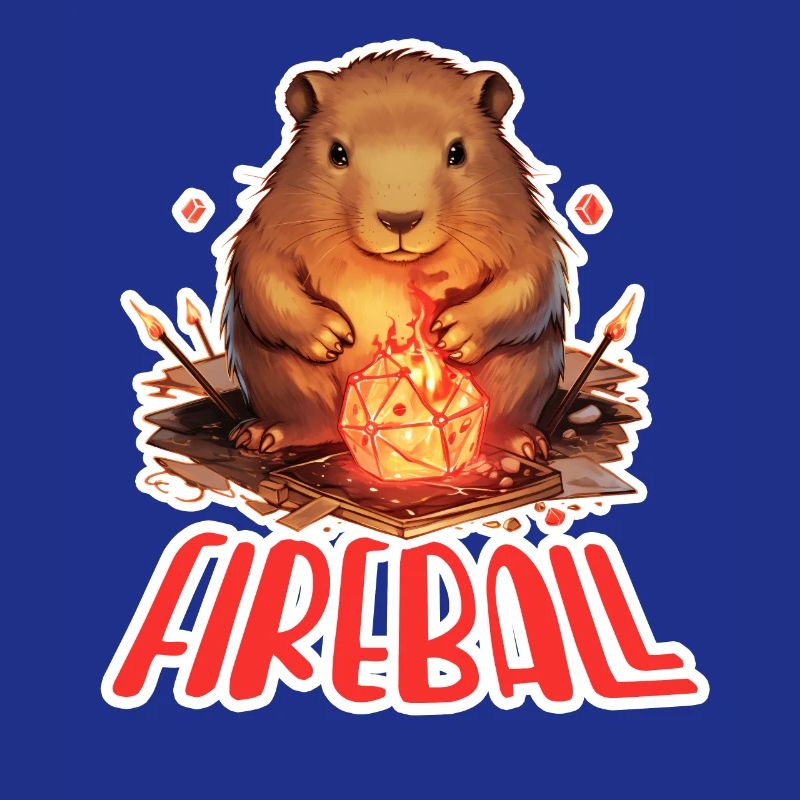 Capybara Mage – Conception de RPG boule de feu