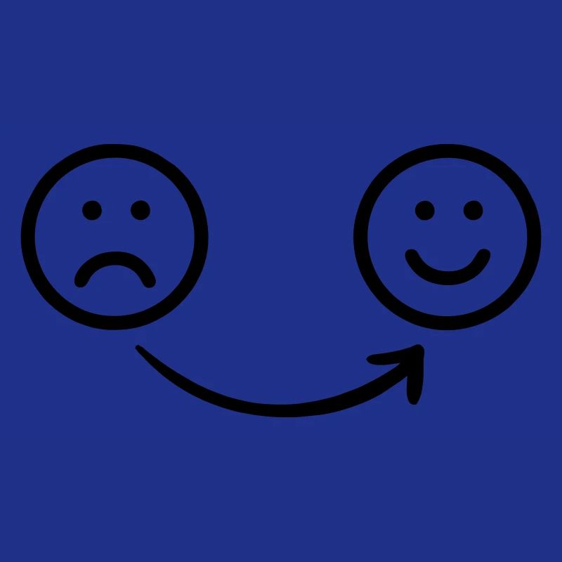 From sad to cheerful transparency