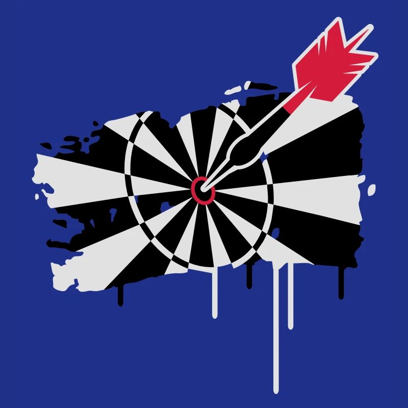 A dartboard with dart