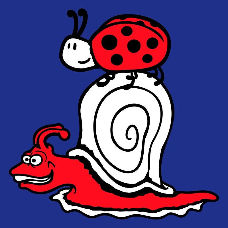 Snail 2 Friends Ladybug Fast Team Cute