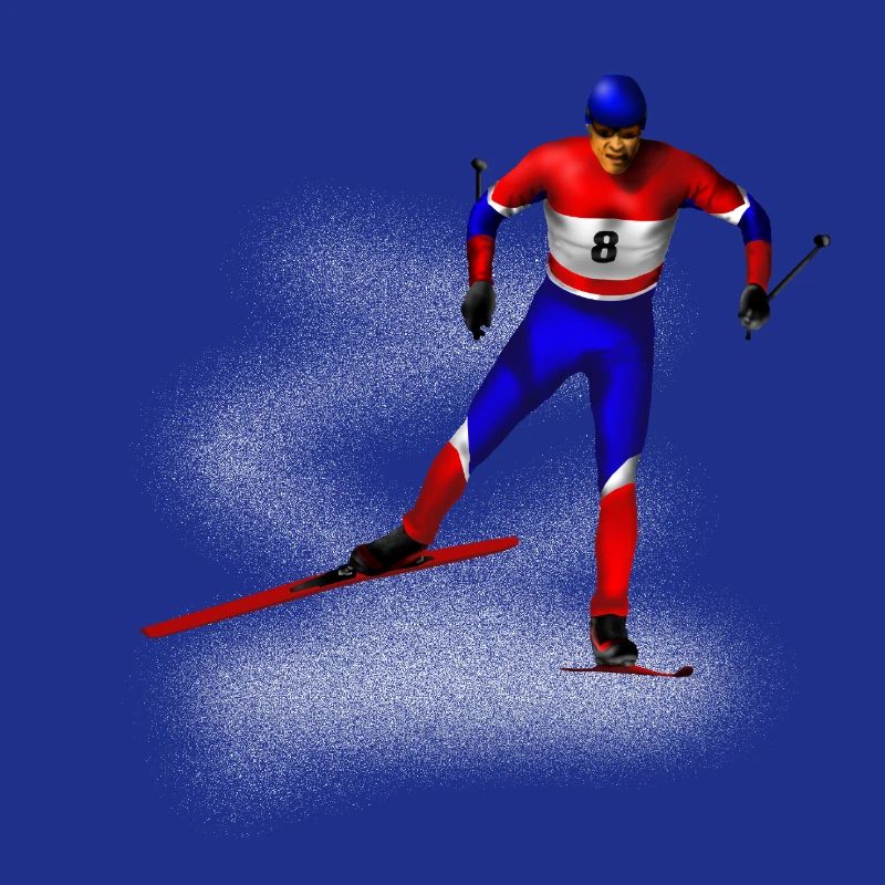 skiing