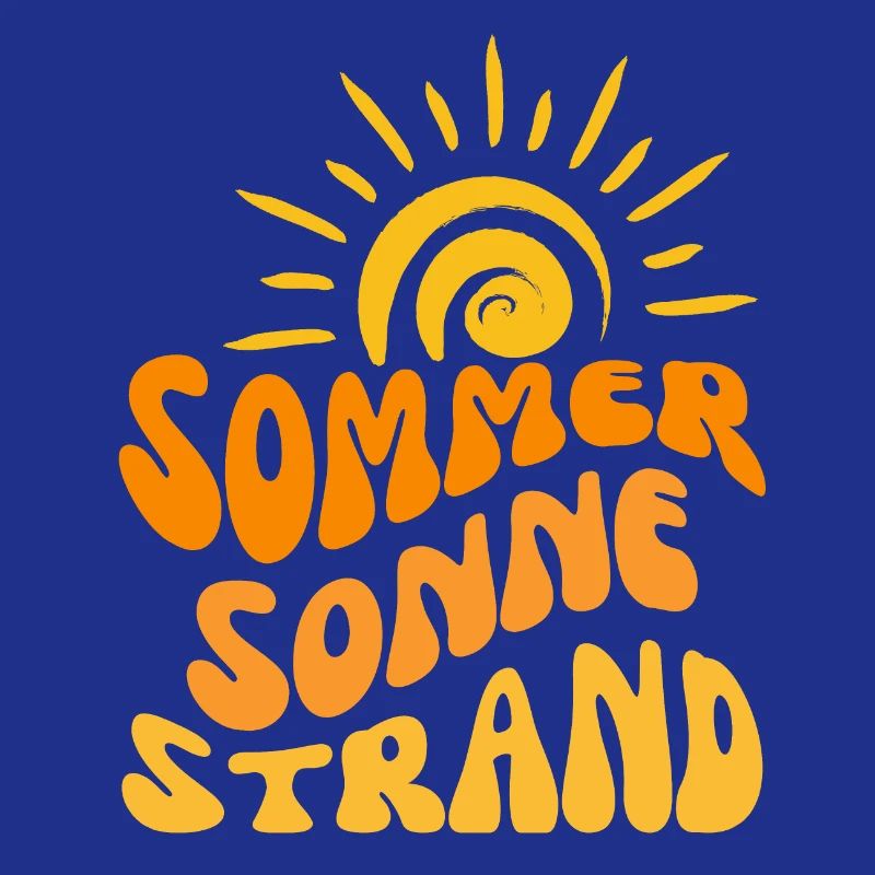 Sommer Sonne Strand Wavy