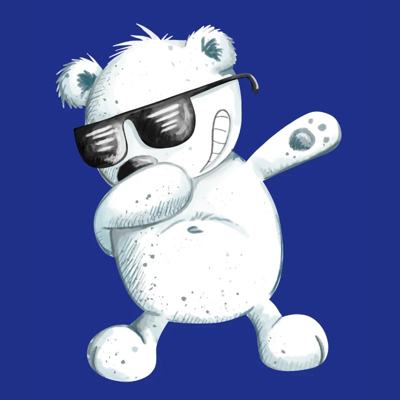 Dabbender Eisbär I Dab Dance Tiere I Dabbing Bär