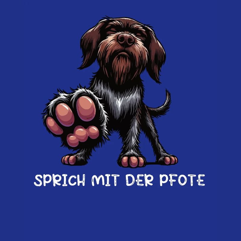 Sprich mit der Pfote Deutsch Drahthaar Drahthaare